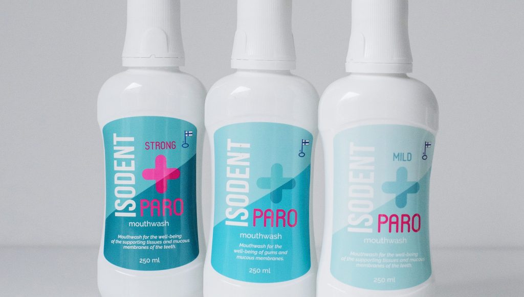 IsoDent Paro gydomasis burnos skalavimo skystis nuo parodontozės