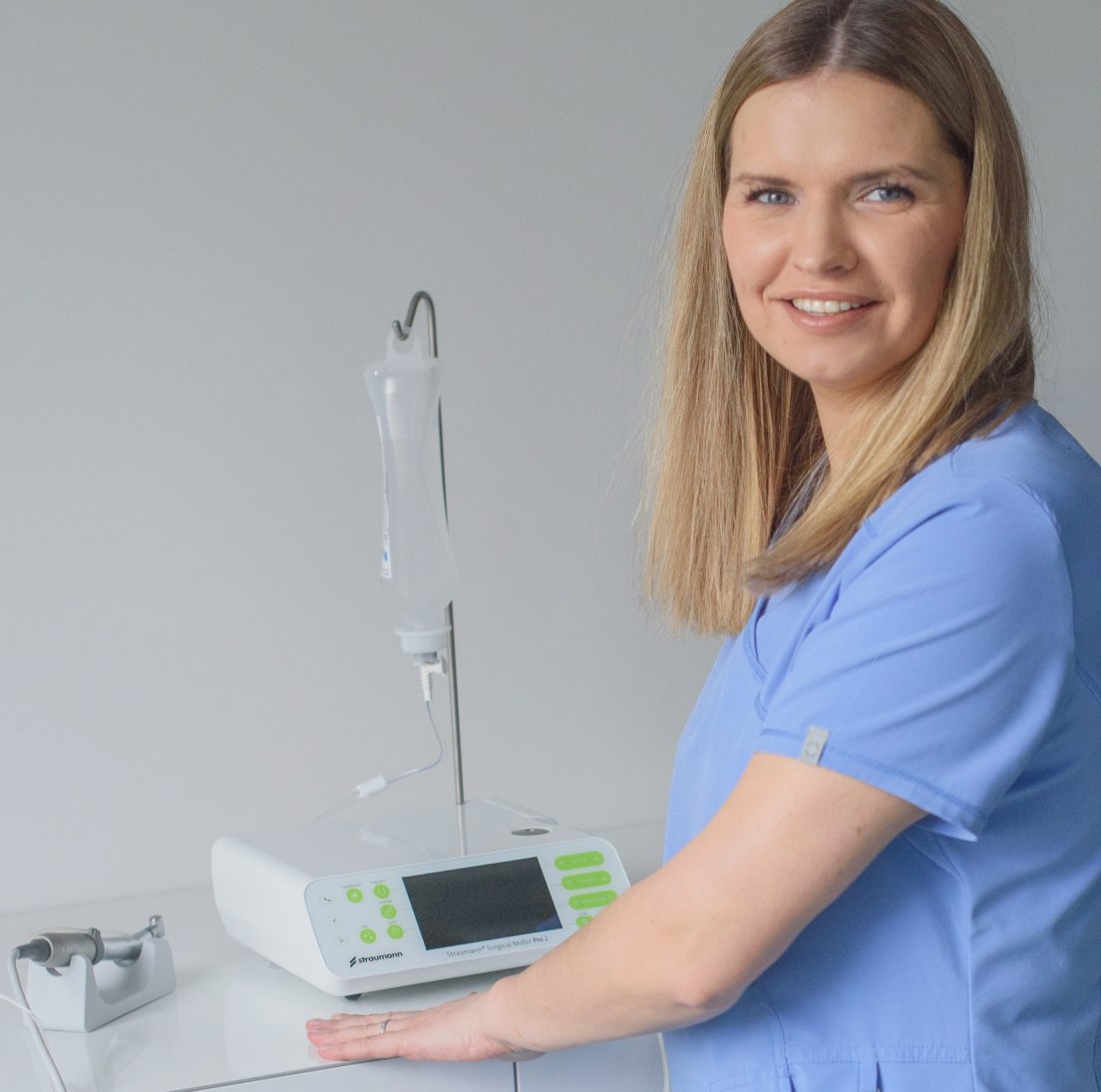 Žandikaulio chirurgė Indrė Zykutė Bružienė kabinete